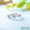 Bague Coeur 2 Prénoms Je Taime En Argent 925 Bague Couple