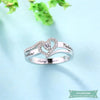 Bague Coeur 2 Prénoms Je Taime En Argent 925 Bague Couple