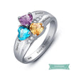 Bague famille 3 prénoms Into my Heart en argent 925 47 - 4 bague famille