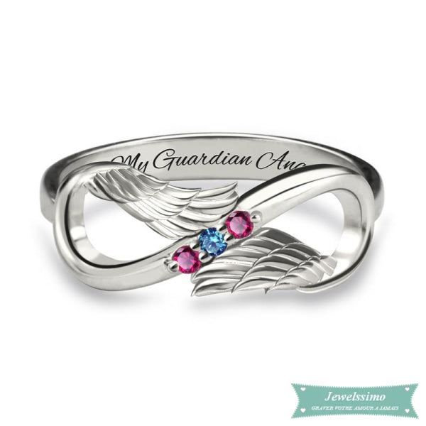 Bague Infini Ailes Danges En Argent 925