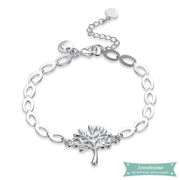 Bracelet Arbre De Vie Mes Racines En Argent 14Cm Bracelet Arbre De Vie