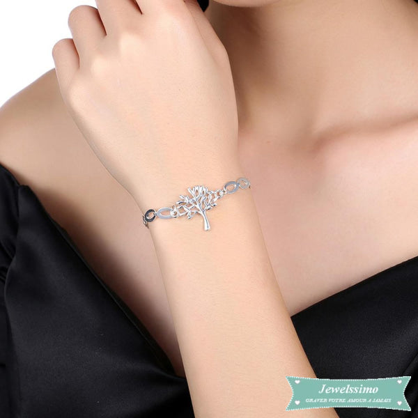 Bracelet Arbre De Vie Mes Racines En Argent Bracelet Arbre De Vie
