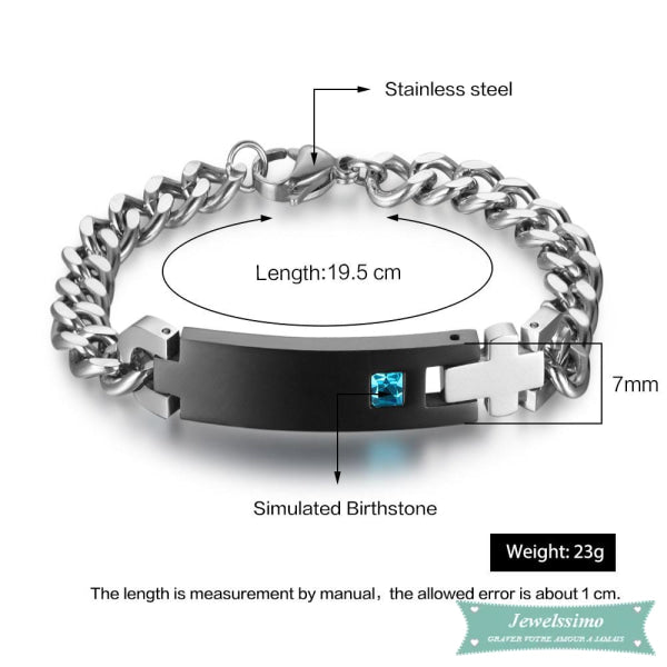 Bracelet Couple Je Taime Pour Toujours