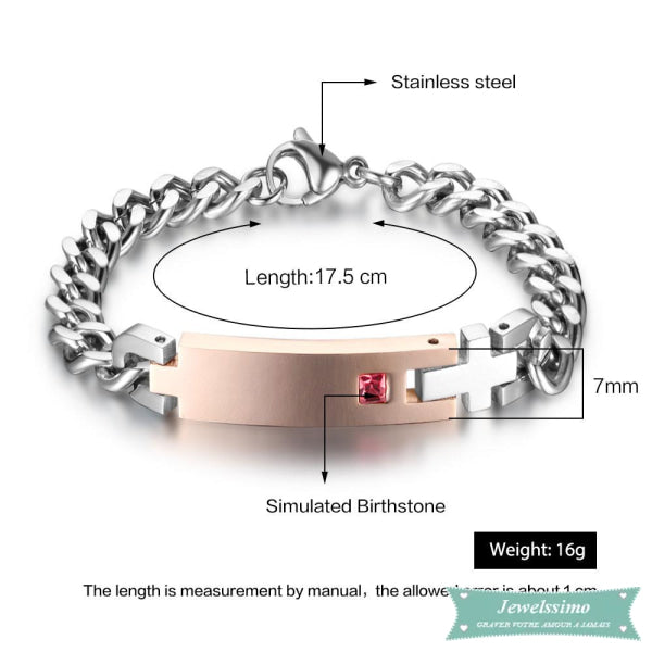 Bracelet Couple Je Taime Pour Toujours