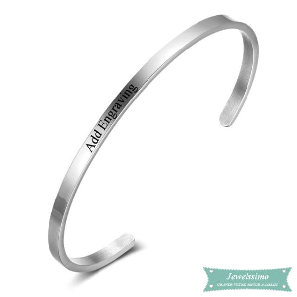 Bracelet Femme Personnalisé Women En Argent Argent Bracelet Femme