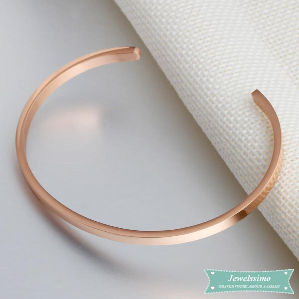 Bracelet Femme Personnalisé Women En Plaqué Or Jaune