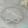 Bracelet Infini All Of You 1 À 4 Prénoms En Argent 925