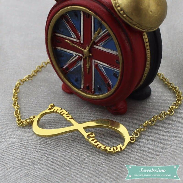 Bracelet Infinity En Plaqué Or Bracelet Infini