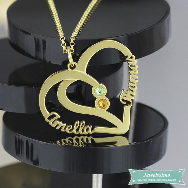 Collier Couple Mi Amor En Argent Sterling 925 Couple