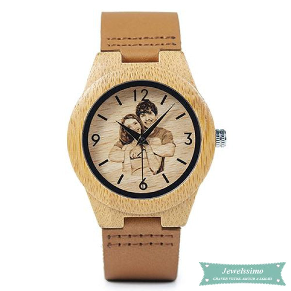 Montre personnalisable en bois To My All pour femme montre bois