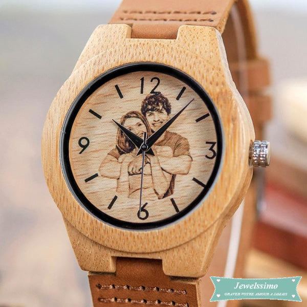 Montre personnalisable en bois To My All pour femme montre bois