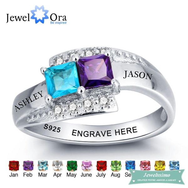 Alliance Couple Think Of You En Argent 47 - 4 Bague Couple