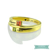 Bague 2 prénoms Vénus pour couple en plaqué or bague couple