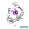 Bague Bébé Amour Maternel En Forme De Coeur Bague Bébé
