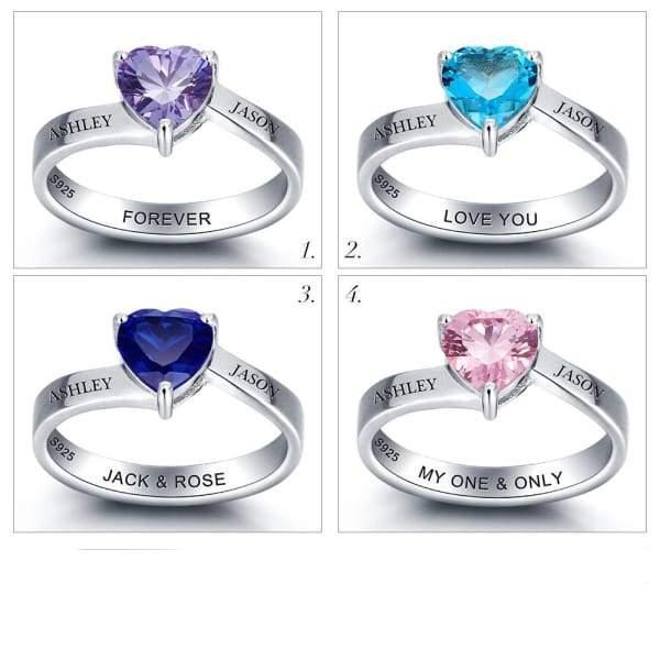 Bague De Fiançailles Mercure En Argent Bague Couple