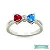 Bague Pour Amoureux Royalty En Argent Bague Couple