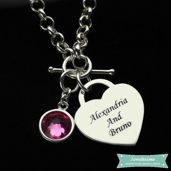 Bracelet Couple Je Taime En Argent