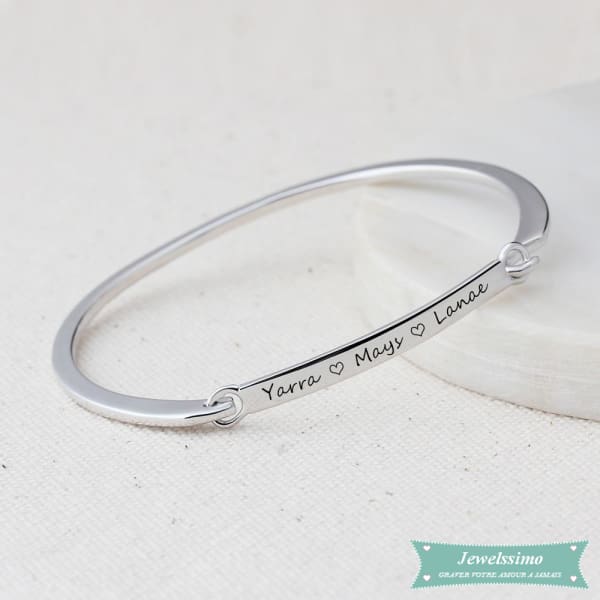 Bracelet Femme Personnalisé Beautiful En Argent 925 Bracelet Femme