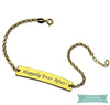 Bracelet Femme Personnalisé Happyness En Argent 925 Bracelet Femme