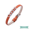 Bracelet Femme Personnalisé My Name Is En Cuir Bracelet Femme