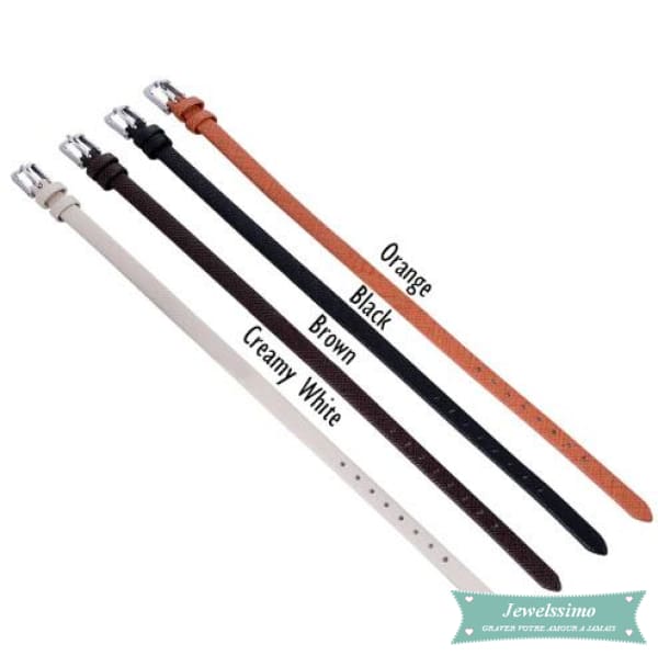 Bracelet Femme Personnalisé My Name Is En Cuir Bracelet Femme