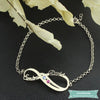 Bracelet Infini So In Love 2 Prénoms En Argent 925
