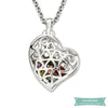 Collier Arbre De Vie Coeur En Cage Arbre De Vie