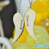 Collier couple Ailes dAnges en argent sterling Couple