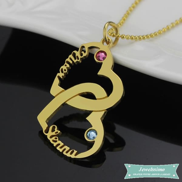 Collier Couple Amoureusement En Argent Sterling Couple