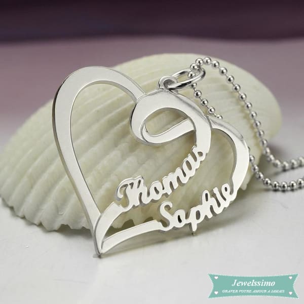 Collier Couple Ma Moitié En Plaqué Or Couple