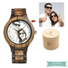 Montre en bois à personnaliser Wood Texture montre bois