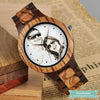 Montre en bois à personnaliser Wood Texture montre bois