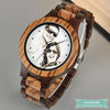 Montre en bois à personnaliser Wood Texture montre bois