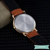 Montre personnalisée photo DIY en cuir montre quartz