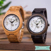 Montre photo en bois Dark Skin pour femme montre bois