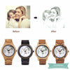 Montre photo en bois Emotion pour femme montre bois
