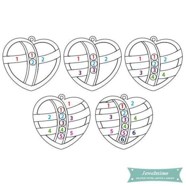 Pendentif Famille 6 Prénoms En Plaqué Or Famille