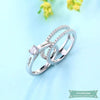 Bague De Promesse Fall In Love En Argent Sterling 925 Bague Couple