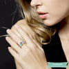 Bague famille 3 prénoms Into my Heart en argent 925 bague famille