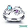 Bague Infini Best Friends En Argent 52 - 6 Bague Couple