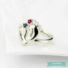 Bague pied de bébé en argent sterling 925 bague bébé