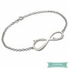 Bracelet Infinity En Argent 925 14Cm Bracelet Infini