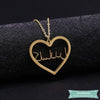 Collier arabe Coeur 9alb en argent sterling S925 Arabe