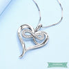 Collier prénom Infinite en forme de coeur en argent 925 Prénom