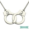 Collier Couple Menottes Pour La Vie En Argent Sterling 35Cm Couple