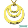 Collier Famille Mon Oxygène En Argent Sterling Famille