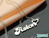Collier Prénom Banana + Coeur En Argent Sterling 925 35Cm Prénom