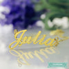Collier Prénom Julia En Plaqué Or 35Cm Prénom