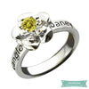 Bague Damour My Flower En Argent 47 - 4 Bague Couple