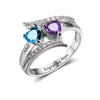 Bague De Fiançailles My Heart En Argent 47 - 4 Bague Couple